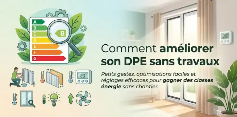 Comment améliorer son DPE sans travaux