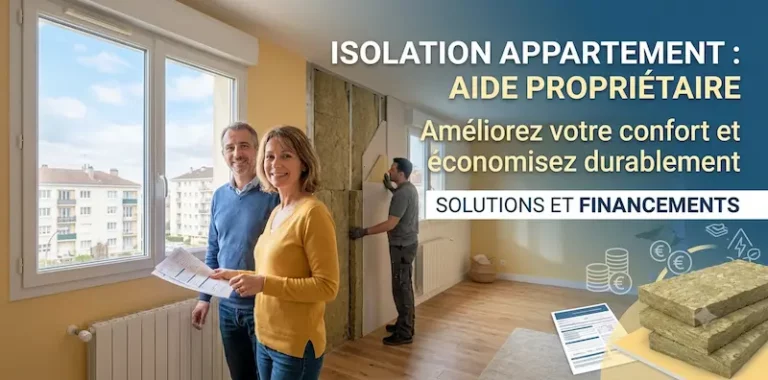 Isolation appartement aide propriétaire