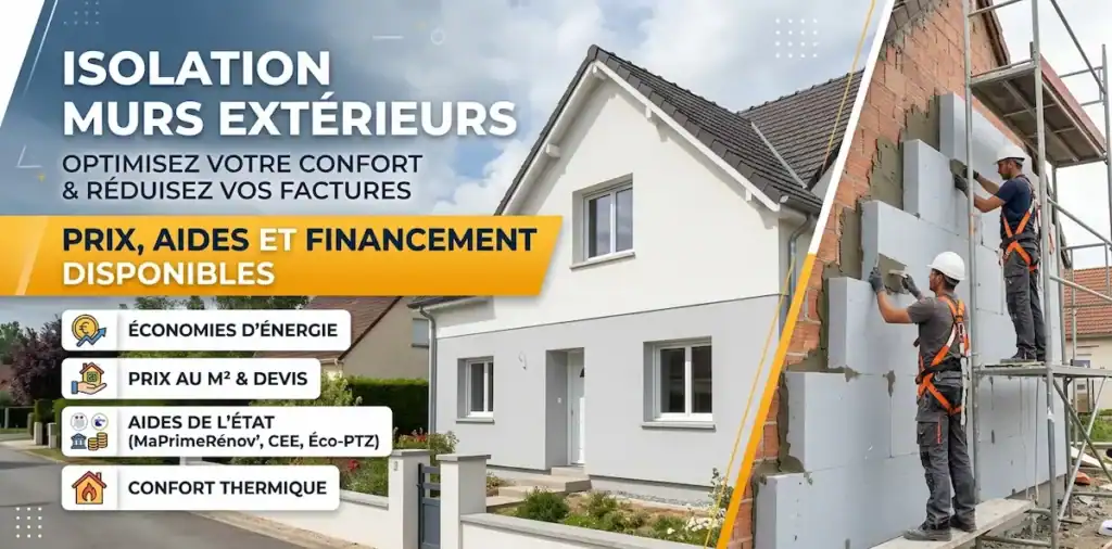 Isolation murs extérieur prix et aides