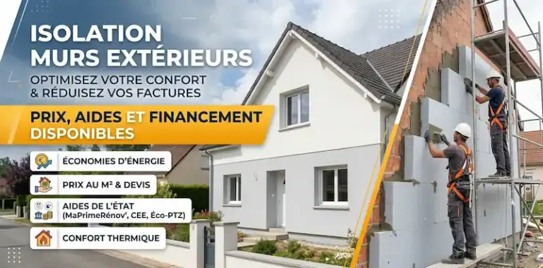 Isolation murs extérieur prix et aides