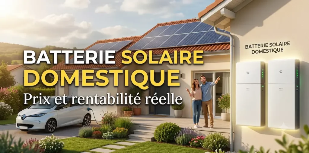 Batterie solaire domestique