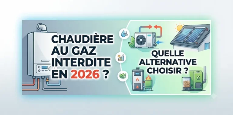 Chaudière au gaz interdite en 2026