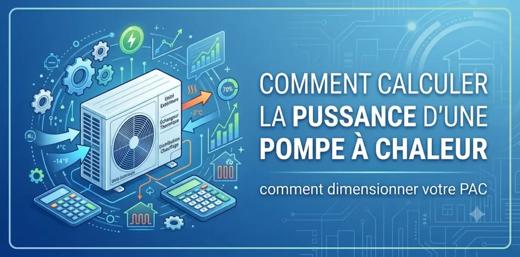 Comment calculer la puissance d'une pompe à chaleur