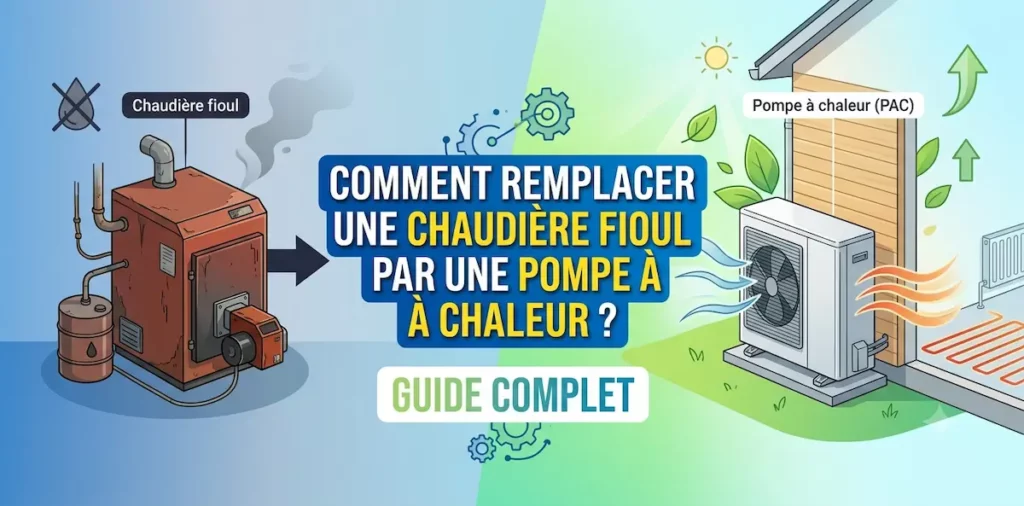 Comment remplacer une chaudière fioul par une pompe à chaleur