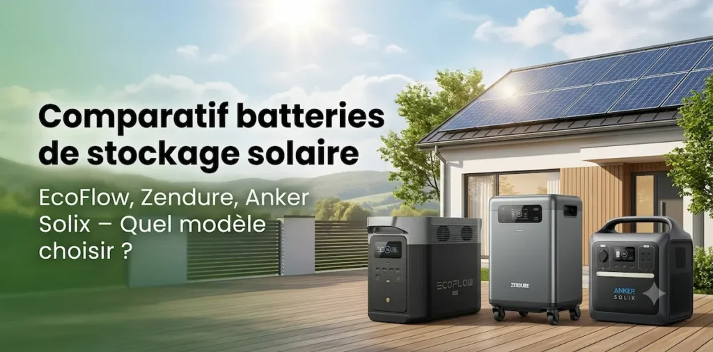 Comparatif batteries de stockage solaire