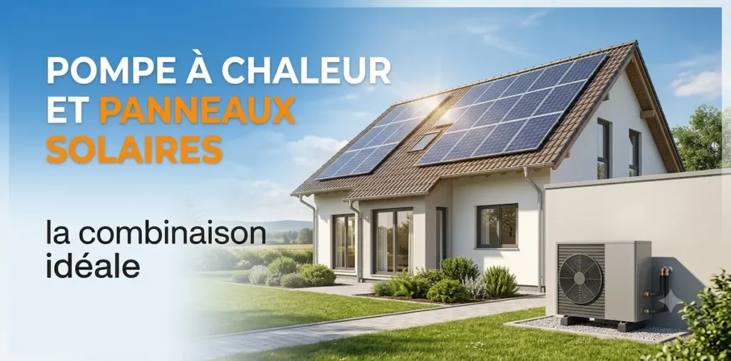 Pompe à chaleur et panneaux solaires