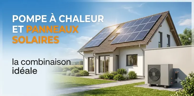 Pompe à chaleur et panneaux solaires