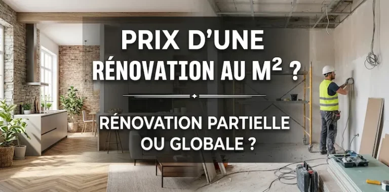 Prix d'une rénovation au m²