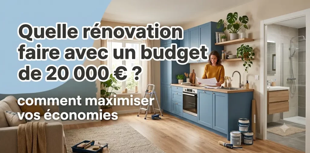 Quelle rénovation faire avec un budget de 20 000 €