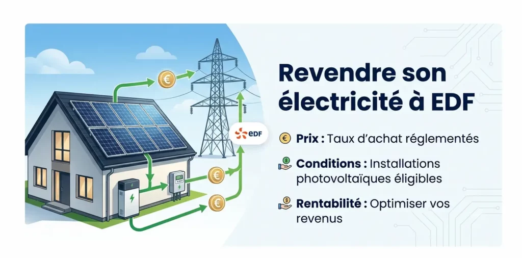 Revendre son électricité à EDF