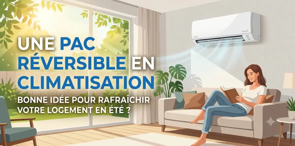 Une PAC réversible en climatisation