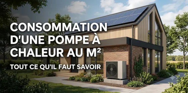 consommation d'une pompe à chaleur au m²